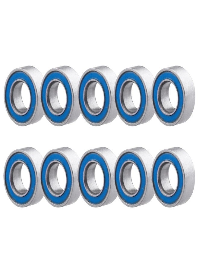 FriHobby Steel RC Ball Bearings Double Rubber Sealed Deep Groove Miniature Bearings, Set of 10 (3x6x2.5mm MR63-2RS) - Image 3